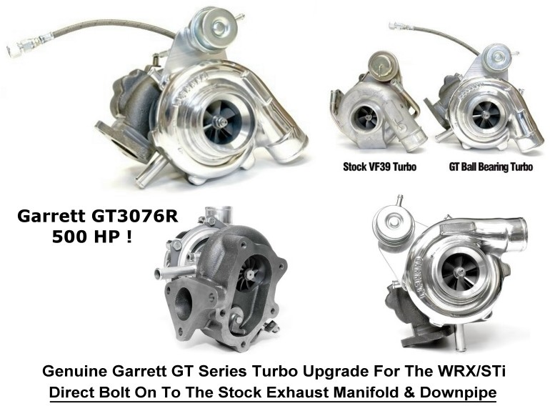 Garrett GT3076R Turbo Upgrade Kit - WRX / STi